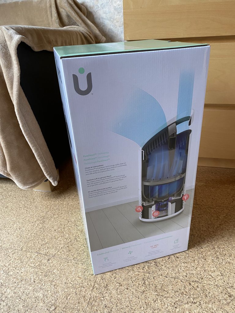 Leitz TruSens Z-1000 Luftreiniger Verpackung Seite