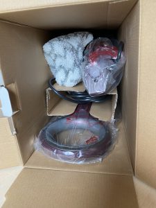 Shark S6003EU Klik n Flip Dampfreiniger in der Verpackung