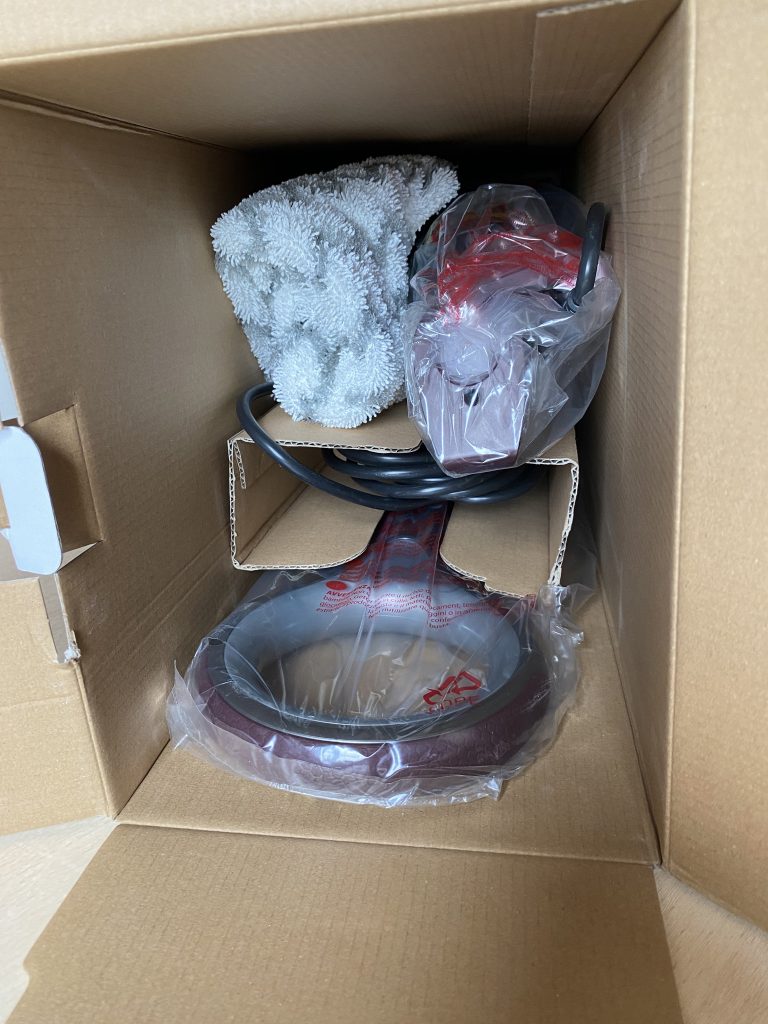 Shark S6003EU Klik n Flip Dampfreiniger in der Verpackung