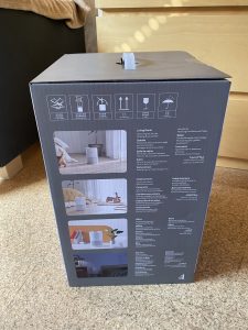 Xiaomi Smart Air Purifier 4 Compact Luftreiniger Verpackung Seite