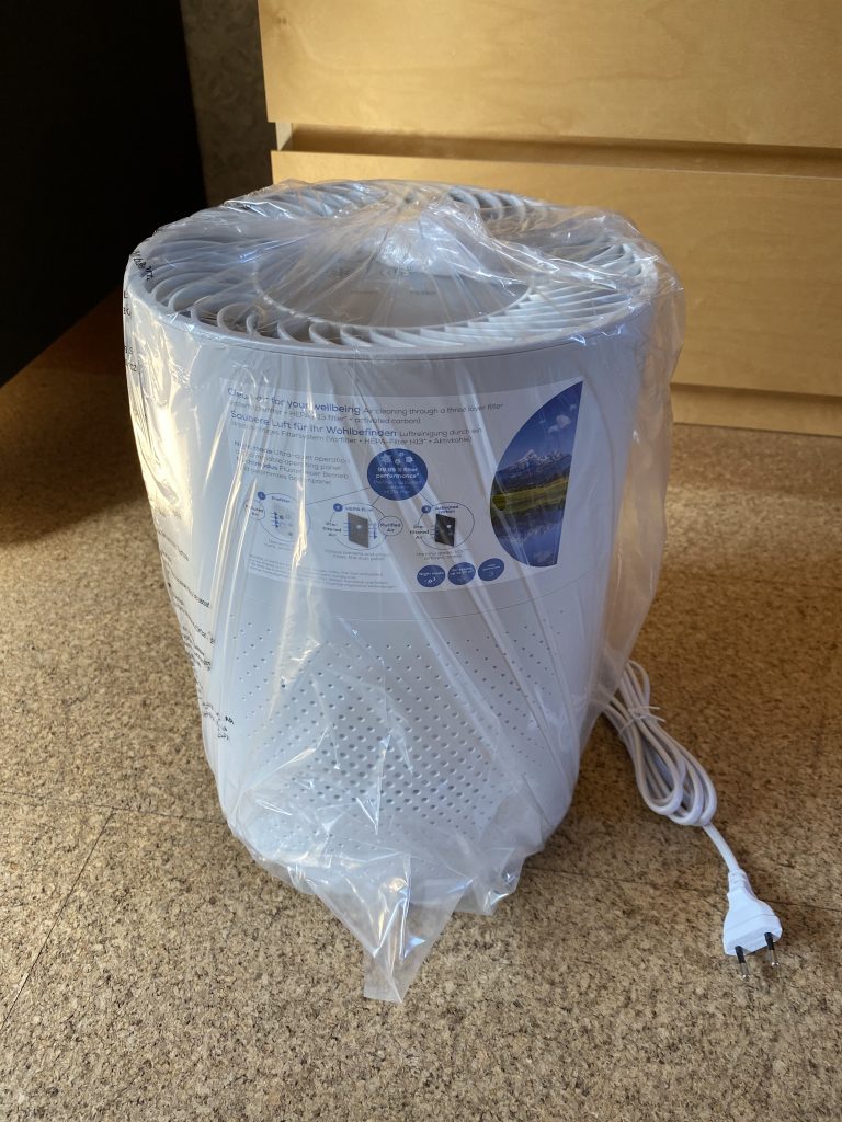 Beurer LR 220 Luftreiniger ausgepackt