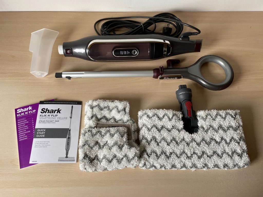 Shark S6003EU Klik n Flip Dampfreiniger ausgepackt 2