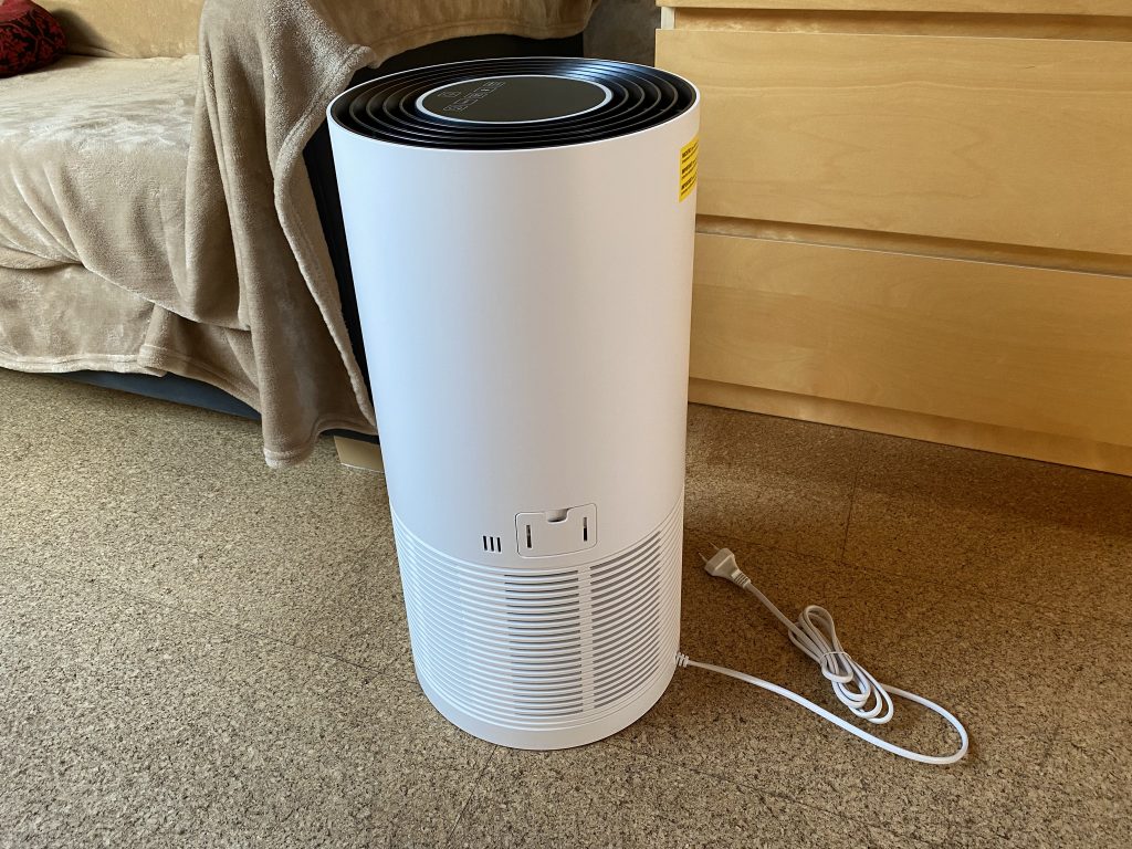Soehnle Airfresh Clean Connect 500 Luftreiniger Seite mit Sensoren