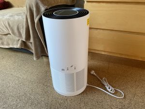 Soehnle Airfresh Clean Connect 500 Luftreiniger Seite mit Sensoren