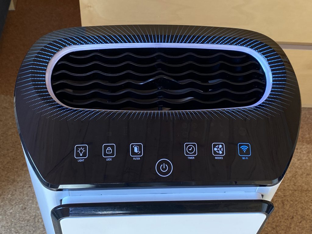 Rowenta Intense Pure Air Connect PU6080 Luftreiniger Bedienelemente