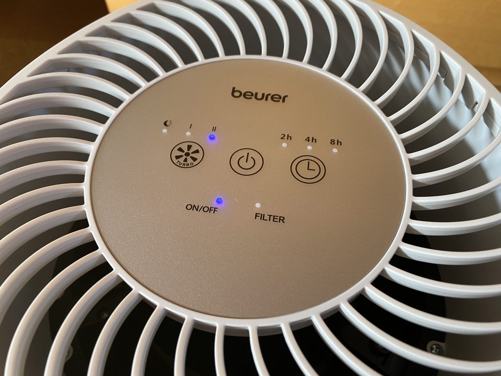 Beurer LR 220 Luftreiniger im Betrieb