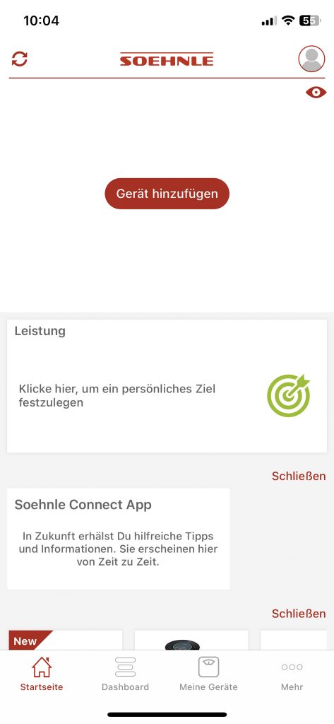Soehnle Airfresh Clean Connect 500 Luftreiniger App Gerät hinzufügen
