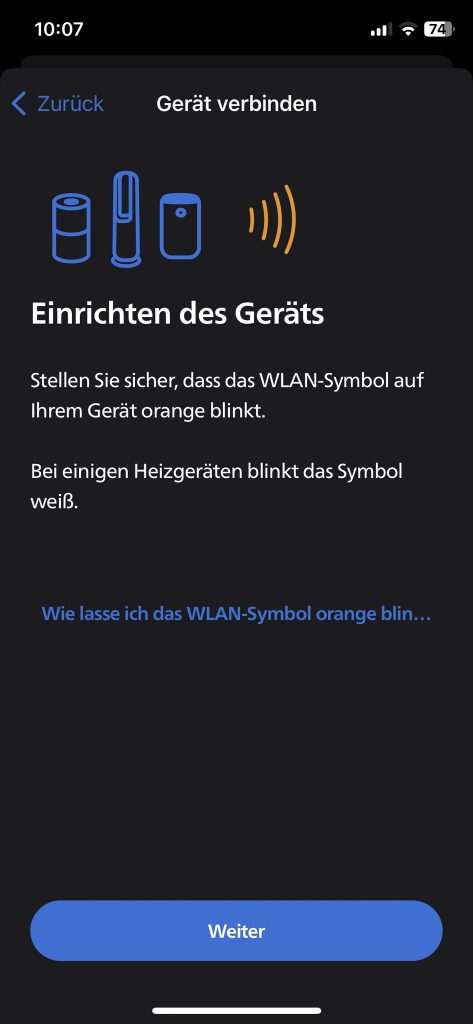 Philips Series 2000i Luftreiniger Einrichtung App 3