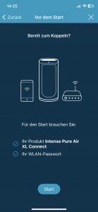 Rowenta Intense Pure Air Connect PU6080 Luftreiniger App koppeln 1