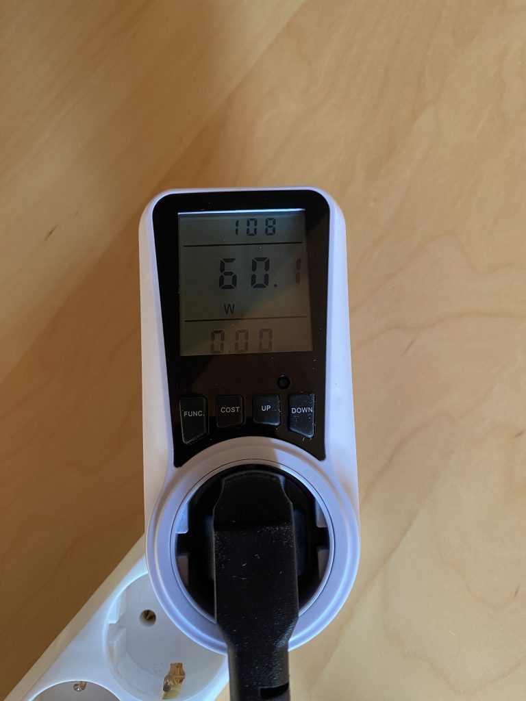 BRAUN Scan and Clean Luftreiniger Stromverbrauch niedrigste Stufe