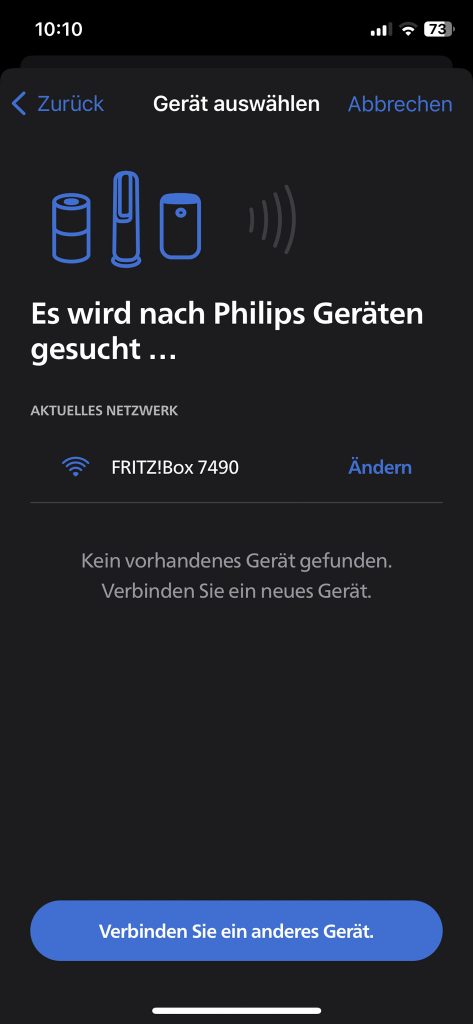 Philips Series 2000i Luftreiniger Einrichtung App 4