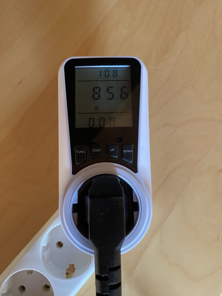 BRAUN Scan and Clean Luftreiniger Stromverbrauch höchste Stufe