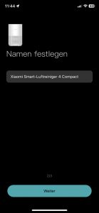 Xiaomi Smart Air Purifier 4 Compact Luftreiniger App Kopllung 5