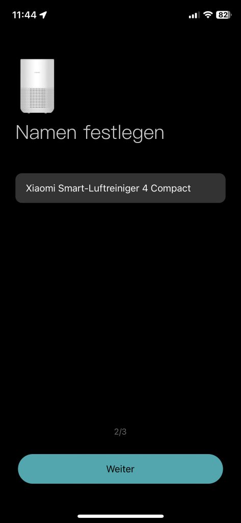 Xiaomi Smart Air Purifier 4 Compact Luftreiniger App Kopllung 5