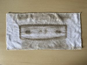 Ariete 4146 XVapor Deluxe Dampfreiniger Bodentuch nach Reinigung
