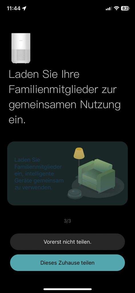Xiaomi Smart Air Purifier 4 Compact Luftreiniger App Kopplung 6