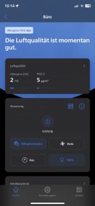 Philips Series 2000i Luftreiniger Steuerung über App 1