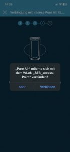 Rowenta Intense Pure Air Connect PU6080 Luftreiniger App koppeln 7