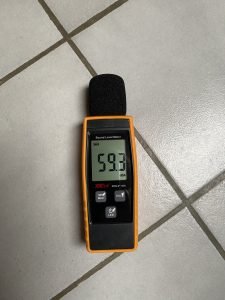 Vileda Steam Plus Dampfreiniger Messunhg Lautstärke 2