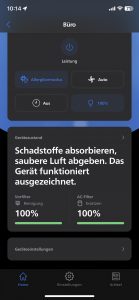 Philips Series 2000i Luftreiniger Steuerung über App 2