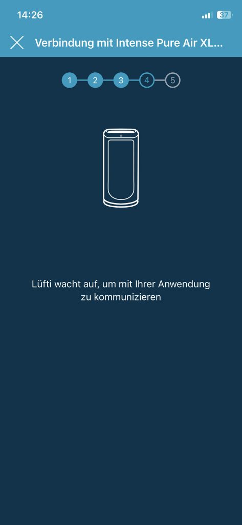Rowenta Intense Pure Air Connect PU6080 Luftreiniger App koppeln 8