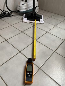 Ariete 4146 XVapor Deluxe Dampfreiniger Messung Lautstärke 1