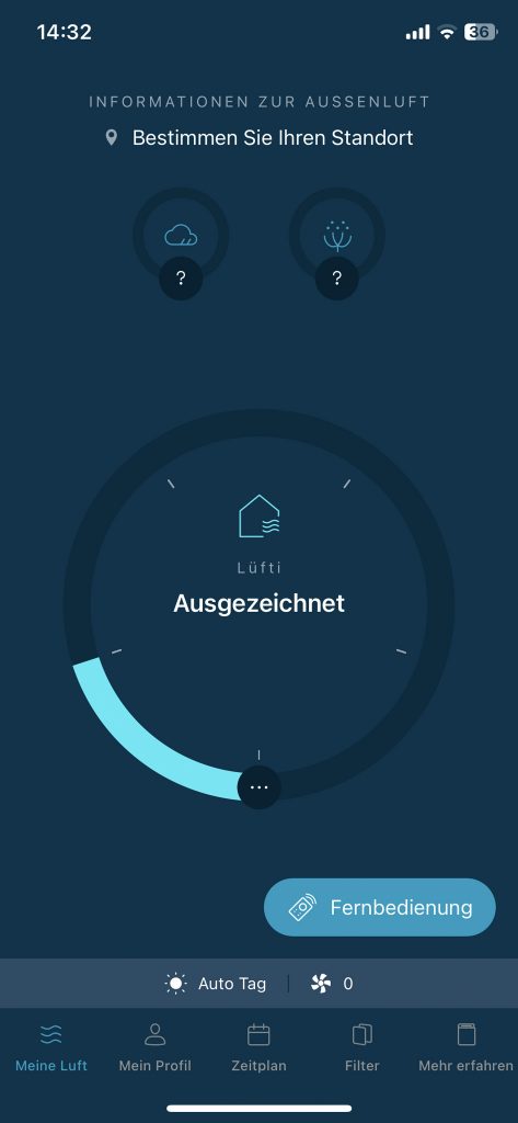 Rowenta Intense Pure Air Connect PU6080 Luftreiniger App ausgezeichnete Luft