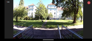 Arlo Essential Spotlight Überwachungskamera Screenshot am Tag
