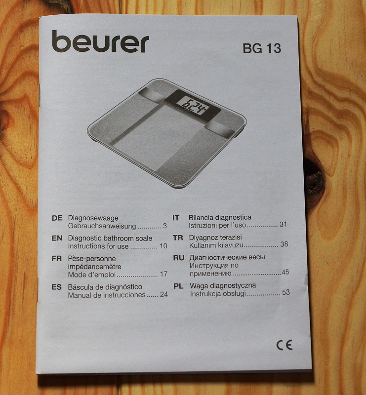 Beurer BG 13 Bedienungsanleitung
