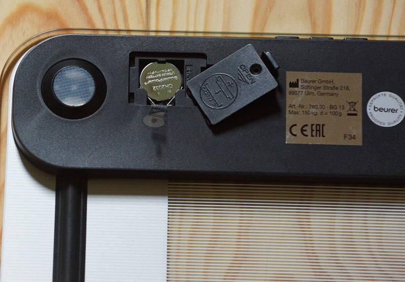 Beurer BG 13 inklusive Batterie