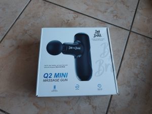 Bob and Brad Q2 Mini Massagepistole Verpackung von vorne