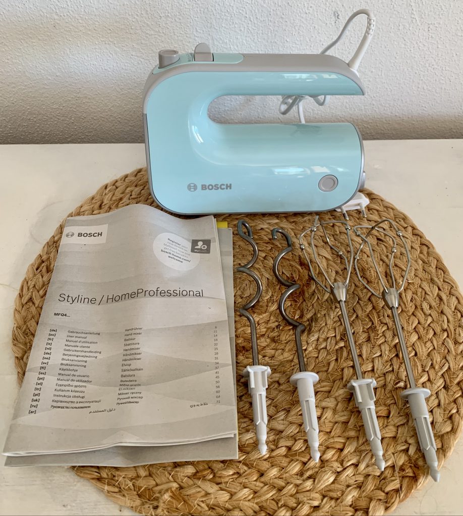 Bosch Styline MFQ40302 Handmixer ausgepackt mit Zubehör