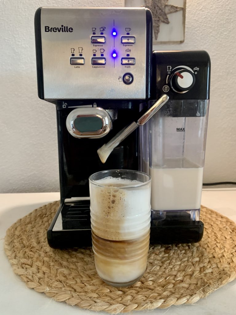 Breville Prima Latte II VCF108X Kaffeepadmaschine fertiger Café Latte