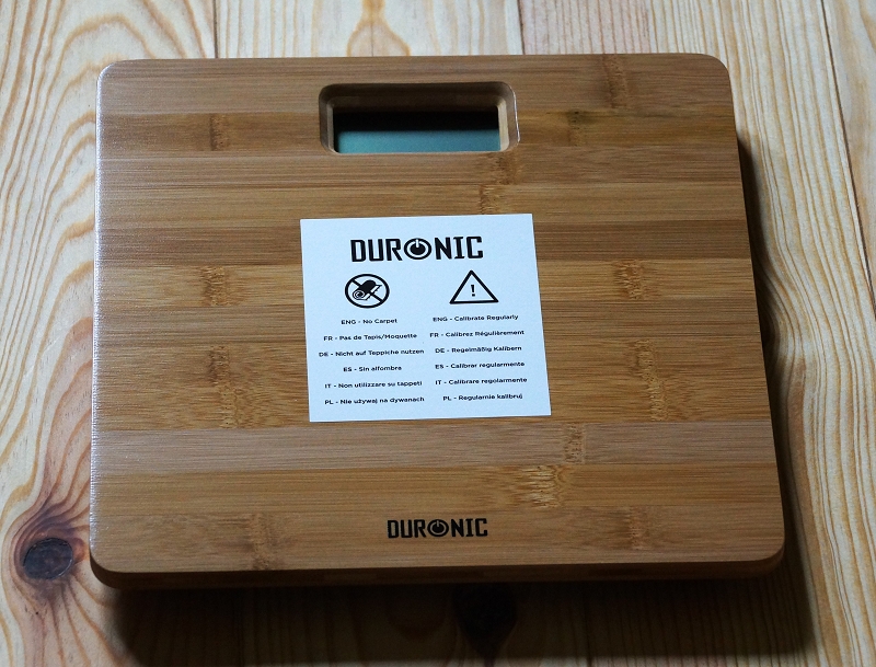 Duronic BS503 Personenwaage aus Bambus