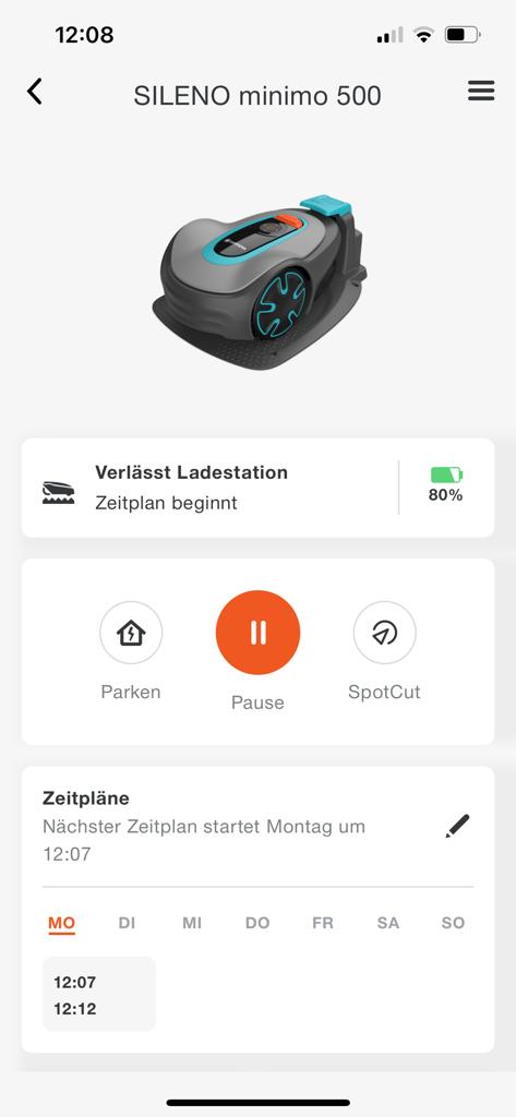 Gardena SILENO minimo App 1