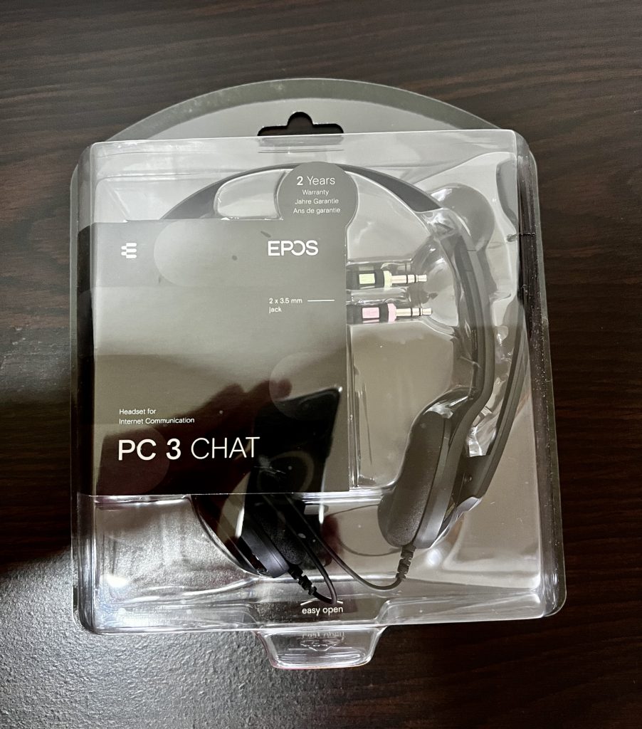 Sennheiser PC 3 Chat-Headset in Originalverpackung