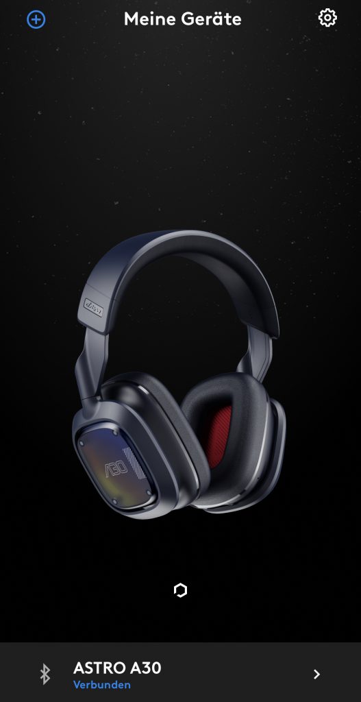 Logitech G Astro A30 Lightspeed Headset Mobil App