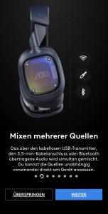 Logitech G Astro A30 Lightspeed Headset Mobil App