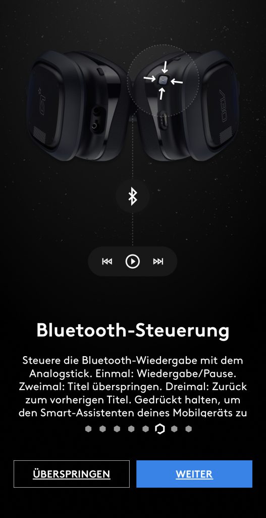 Logitech G Astro A30 Lightspeed Headset Mobil App