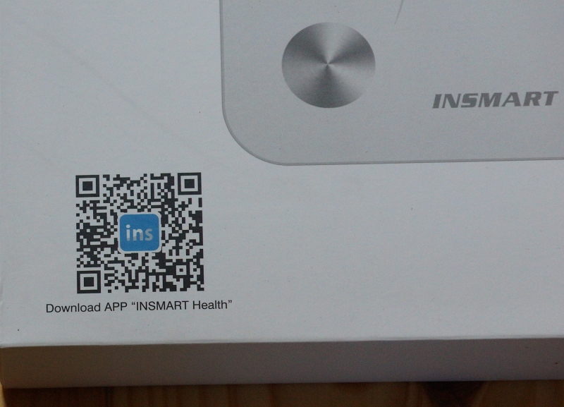 INSMART Personenwaage QR-Code für App