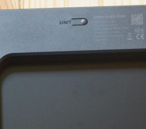 INSMART Personenwaage Test für Umstellung der Gewichtseinheit