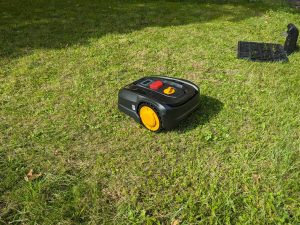 LANDXCAPE LX799 Mähroboter auf der Wiese zweites Foto