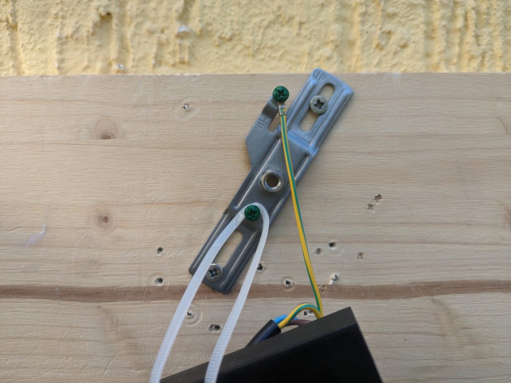 Netatmo Presence Überwachungskamera Montage der Kamera erstes Bild