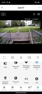 Owltron O1 Überwachungskamera Screenshot ohne HDR