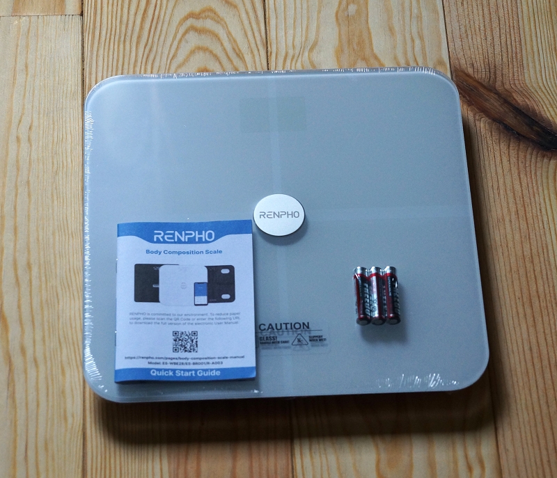 RENPHO WLAN-Smart-Waage Lieferumfang