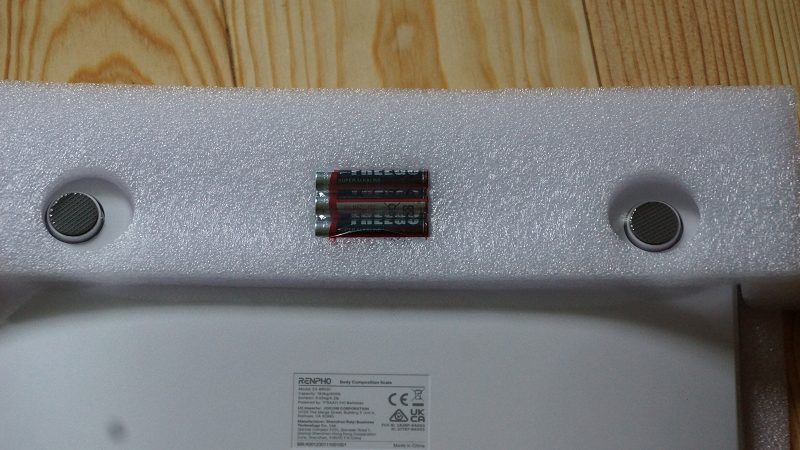 RENPHO WLAN-Smart-Waage inklusive Batterien