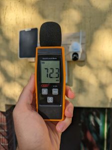 Reolink Argus PT Ultra Überwachungskamera Lautstärke der Sirene