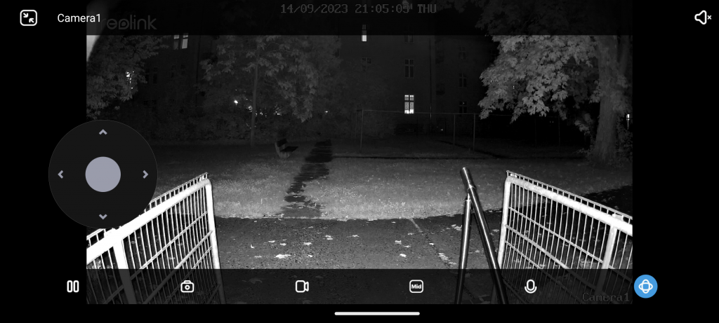 Reolink Argus PT Ultra Überwachungskamera Nachtsicht maximale Intensität