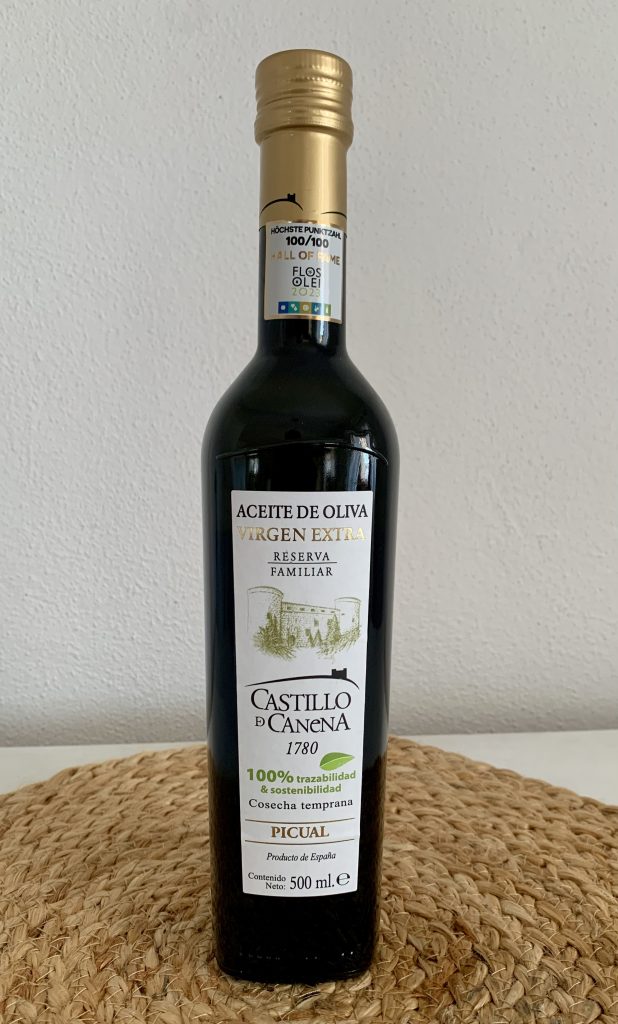 Reserva Familiar Castillo de Canena Picual Natives Olivenöl extra Flasche von vorne