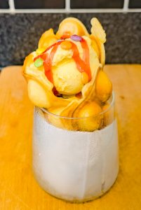 Rosenstein & Söhne Bubble Waffelmaker Egg Waffles mit Eis